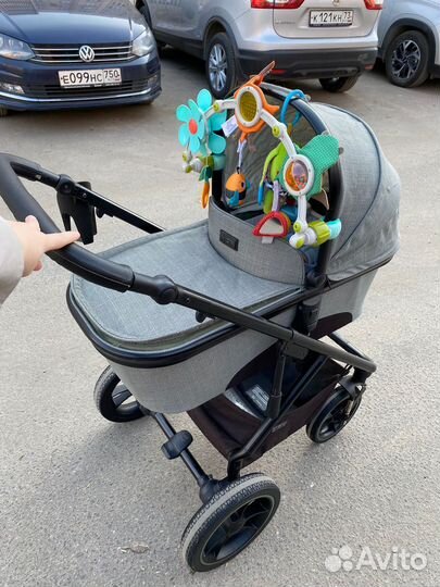 Коляска 2в1 moon nuovita олива
