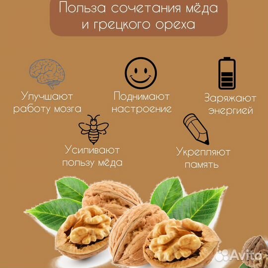 Орехи в меду (грецкие)