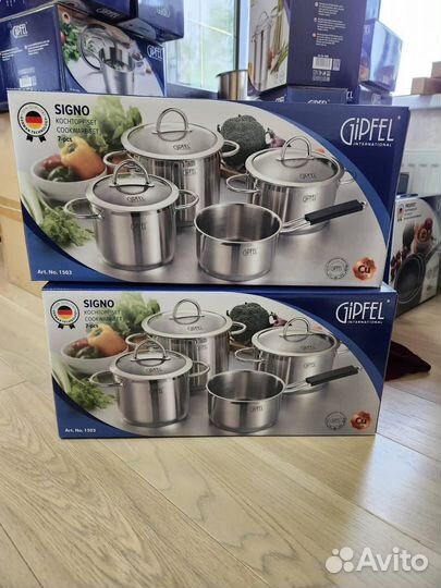 Gipfel набор кастрюль Signo