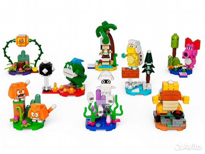 Lego Super Mario минифигурки разных серий