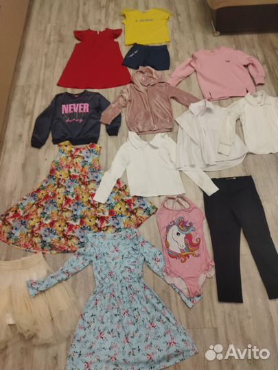 Вещи на девочку рост 128-134 пакетом