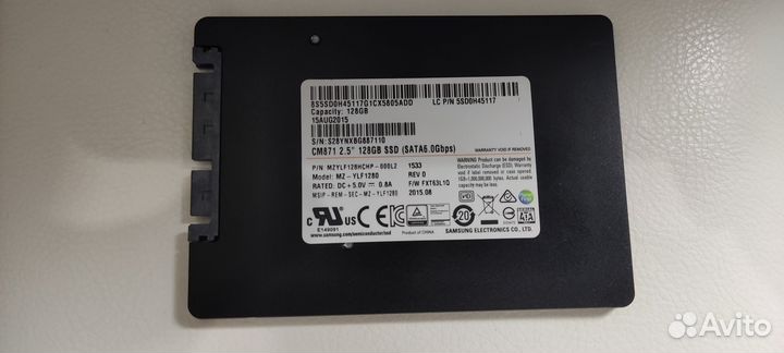 SSD диск Samsung 128 гб