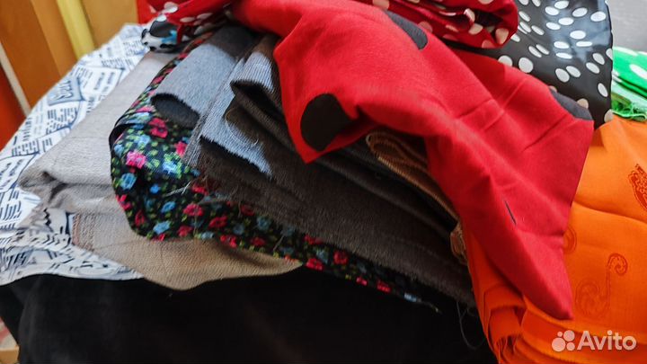 Отрезы ткани материала СССР новые