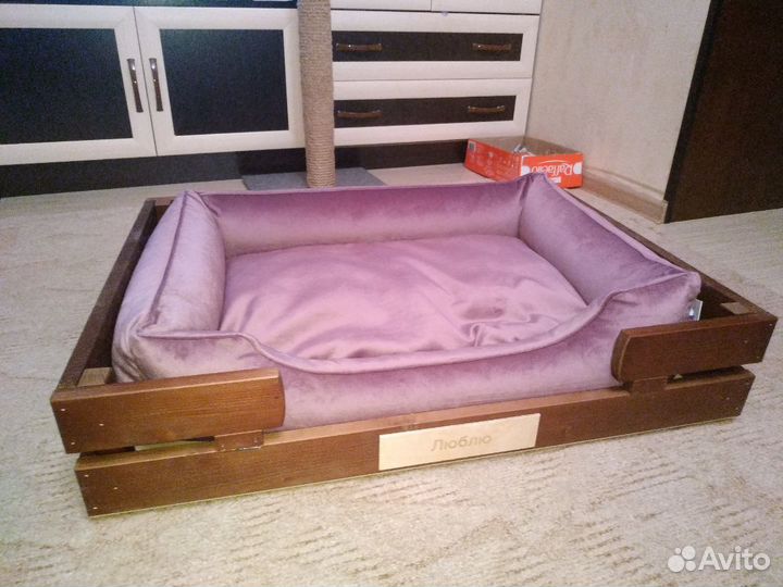 Лежанка для собаки или кошки 60х80