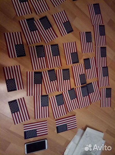 Флаги США, Англии, Канады и др