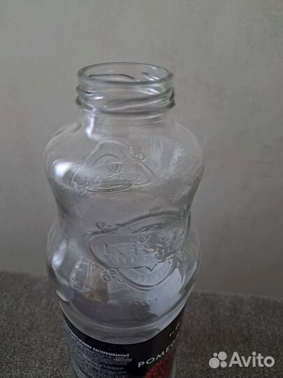 Стеклянная бутылка 1 л