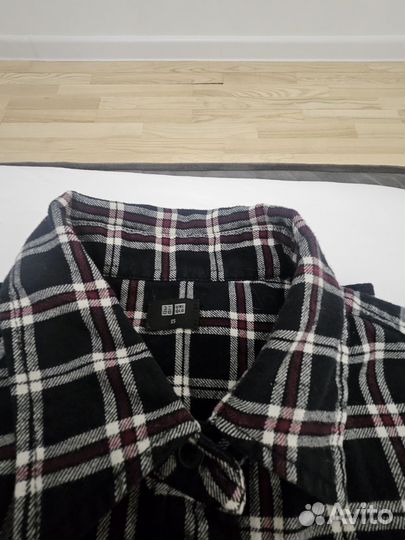 Байковая рубашка uniqlo