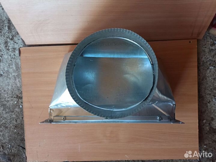 Переходник на гофру для шумобокса асик под углом