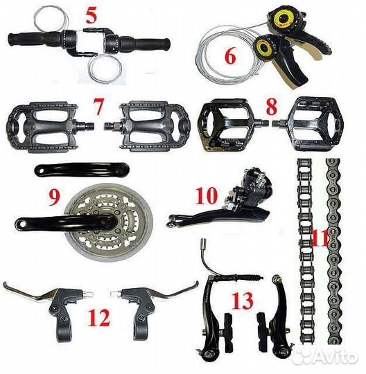 Запчасти для велосипеда