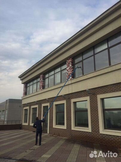 Мойка окон, панорамных окон, мойка фасадов