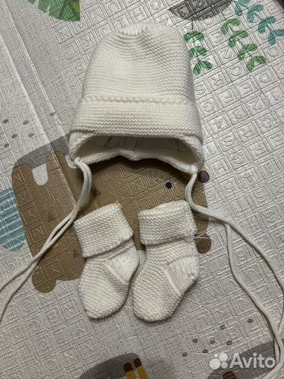 Шапка и шарф для малыша