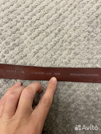 Ремень красный женский Levis