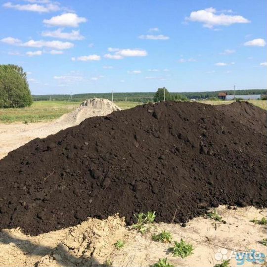Чернозем растительный для огорода