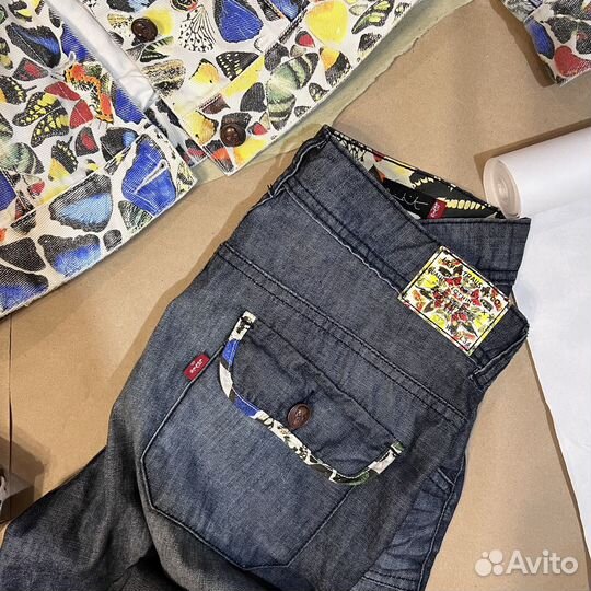 Damien Hirst x Levi’s Butterflies Denim Jacket