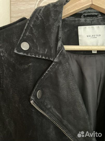 Куртка замшевая женская