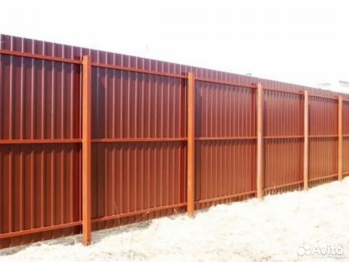 Забор из профнастила 