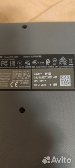 Ноутбук asus x409