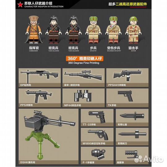 Конструктор 100064 Лего Танк Пантера «Panther»