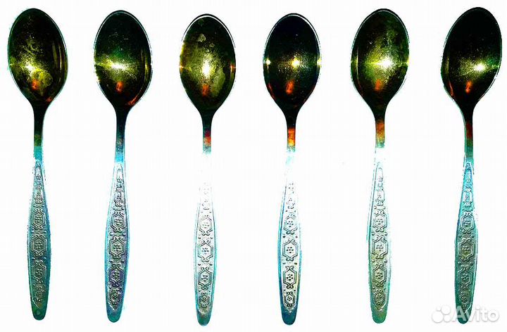 Ложки чайные позолоченные в наборе подарочные