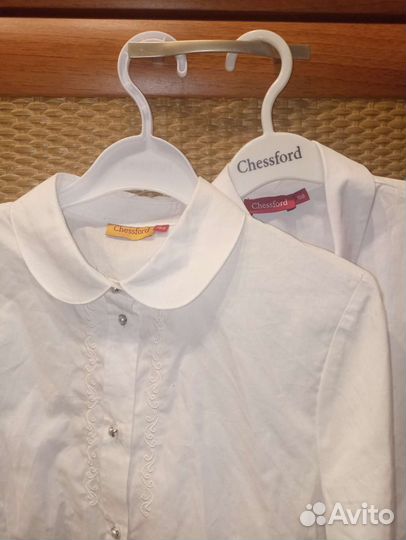 Рубашки для школы, 2 штуки