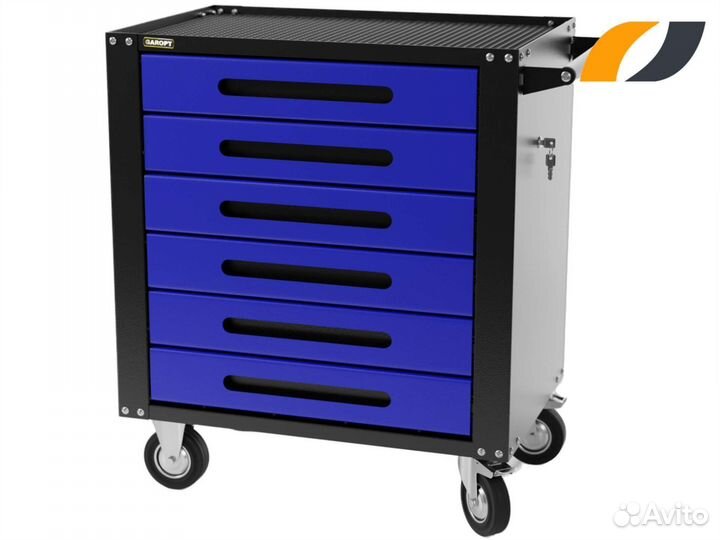 Тележка с шестью ящиками для инструмента