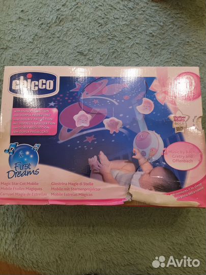 Мобиль Chicco на кроватку с проектором