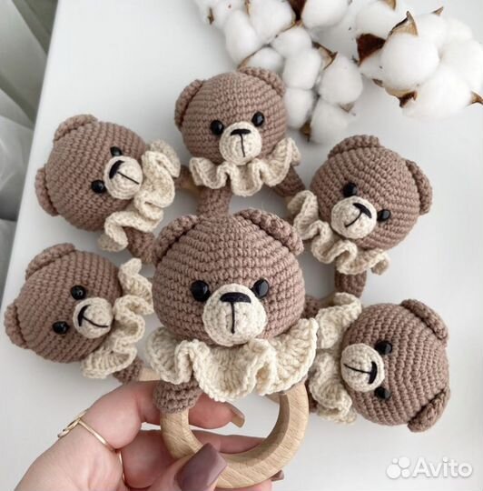 Погремушки-грызунки «Медвежата»