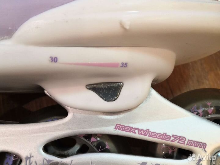 Роликовые коньки раздвижные 30-35 размер