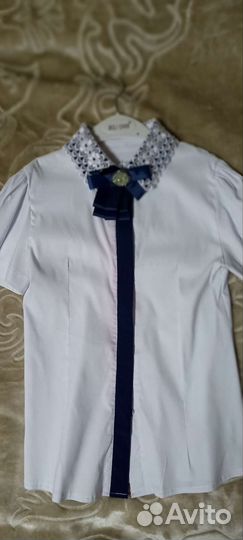 Блуза школьная 122 128