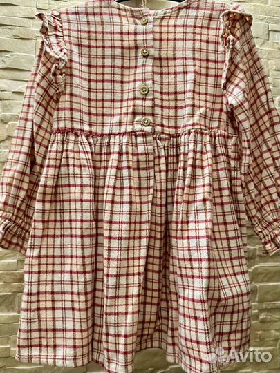 Платье в клеточку на девочку 2 - 3 года