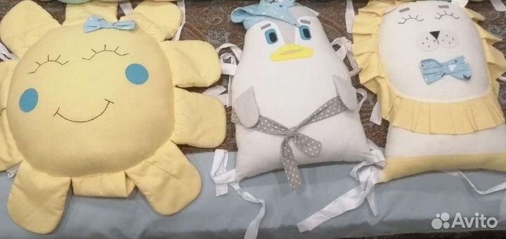 Бортики в кроватку