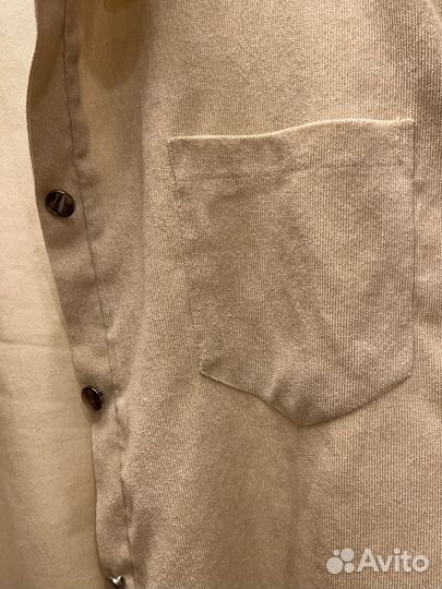 Рубашка женская оверсайз бежевая