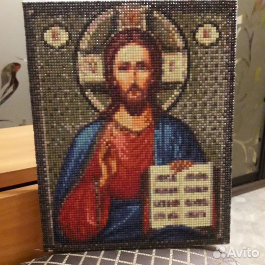 Икона алмазная мозаика
