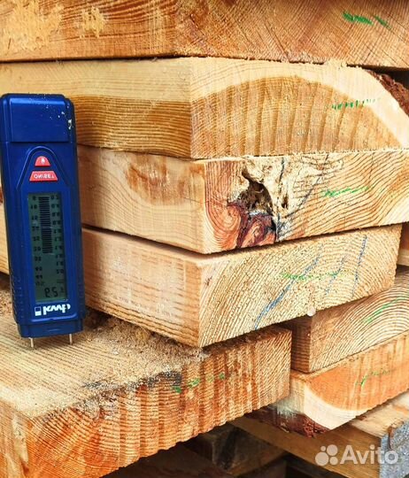 Натуральная доска сосна 100х150мм