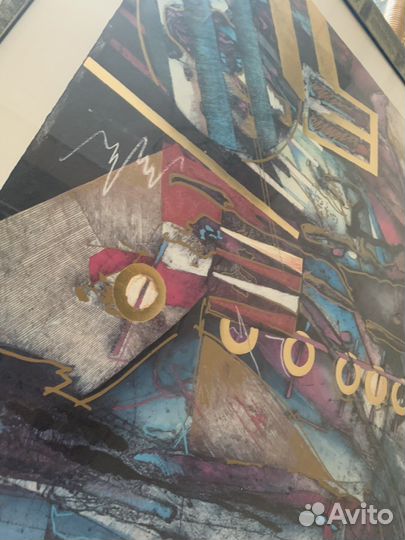 Картина большая в раме интерьерная