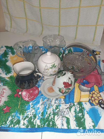 Разная посуда для дачи или общежития