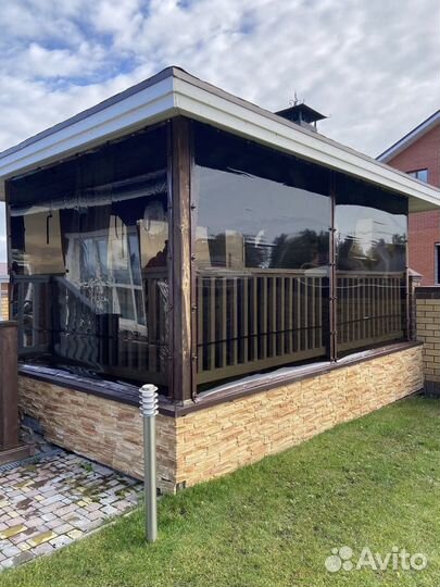 Мягкие окна для беседок террас веранд