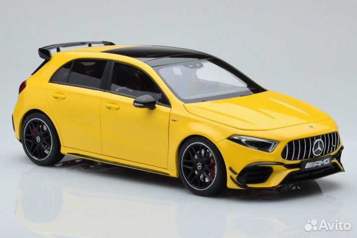 Mercedes AMG A45 S 4matic+ yellow NZG 1/18