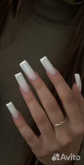 Экстронаращивание ногтей крейзи маникюр