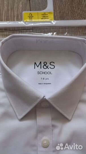 Новая рубашка M&S, р.128