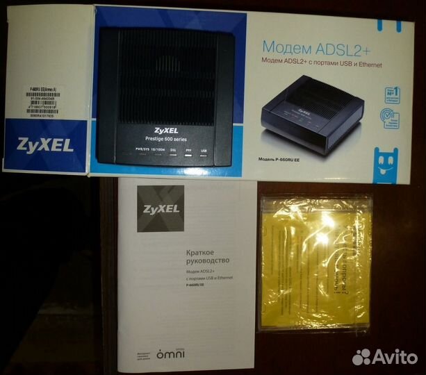 DSL модем zuxel prestige 600 series