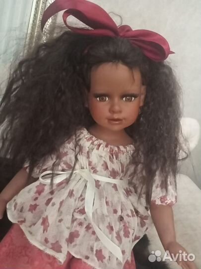 Интерьерная кукла фарфоровая