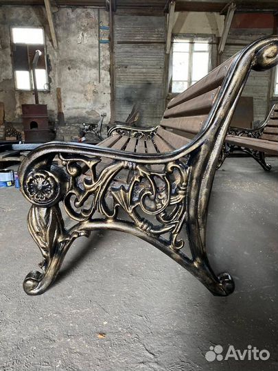 Скамейка чугунная
