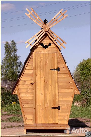 Уличный туалет с установкой SKU003