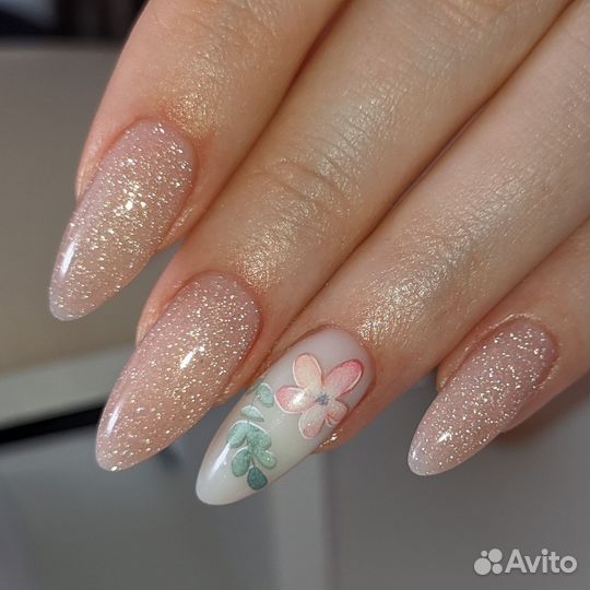 Маникюр покрытие гель лаком