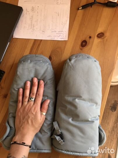 Муфта варежки на коляску leokid