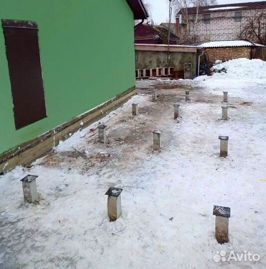 Жб сваи. Свайный фундамент под ключ