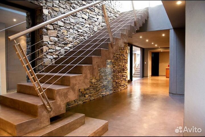 Лестница из искусственного камня