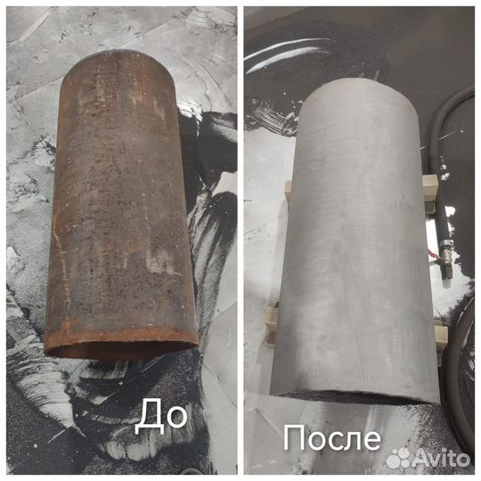 Пескоструйная обработка, полимерная покраска