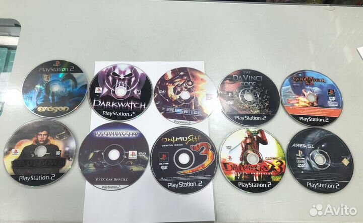 Диски от ps2